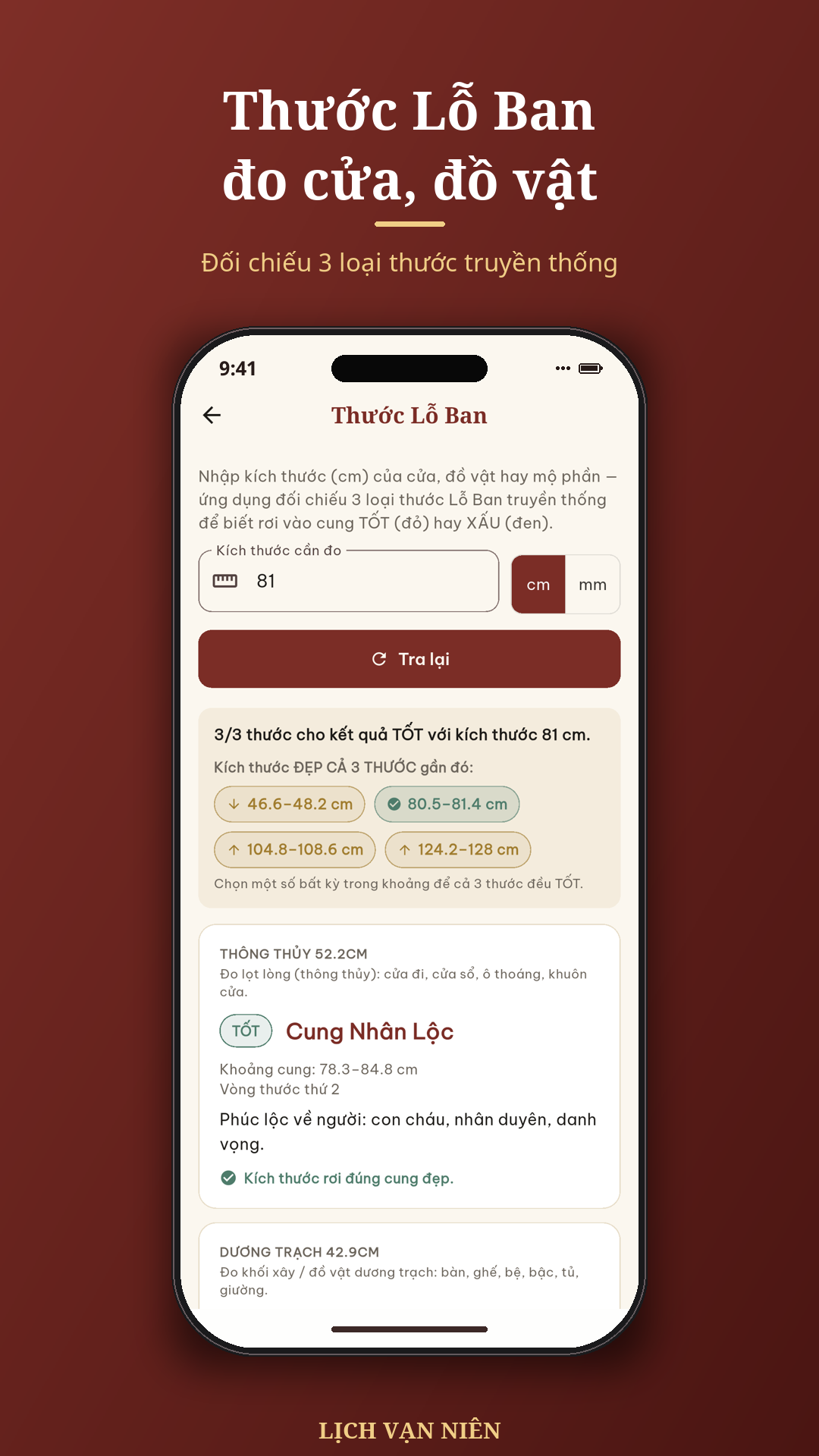 Thước Lỗ Ban — đo cửa, đồ vật, mộ phần đối chiếu cung tốt xấu