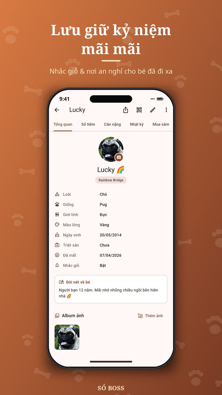 Tưởng niệm và nơi an nghỉ